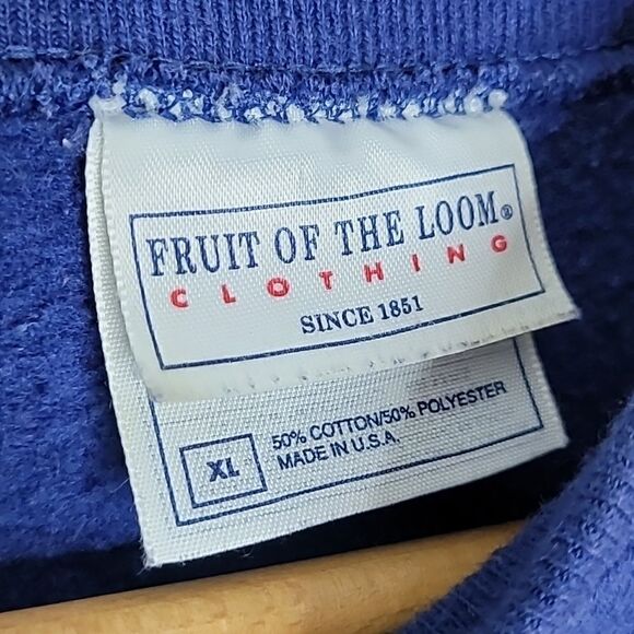 Vintage Fruit of the Loom Crewneck Sweatshirt Size XL - Picture 5 of 9